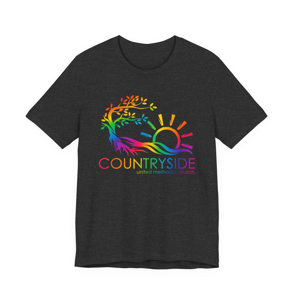 Bella and Canvas Countryside Rainbow Tee
