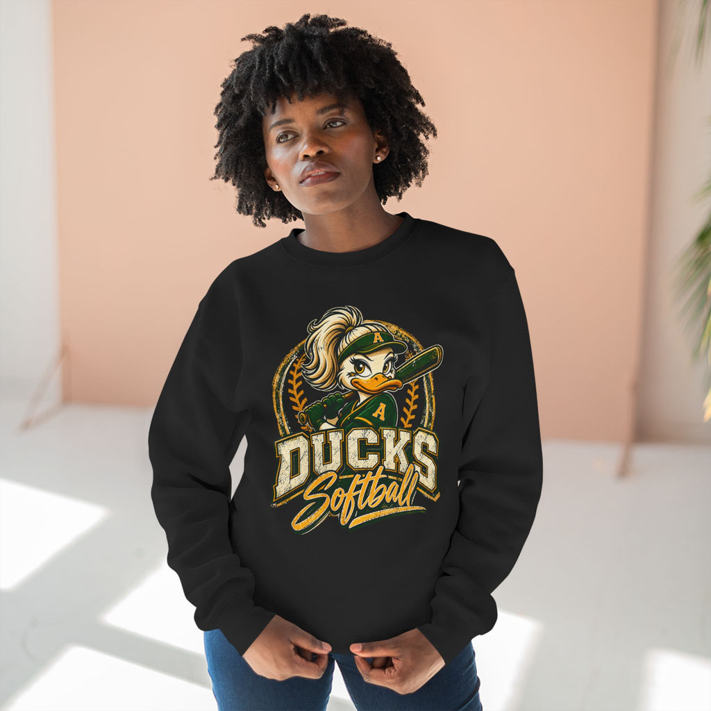 Ducks Softball Crewneck Sweatshirt