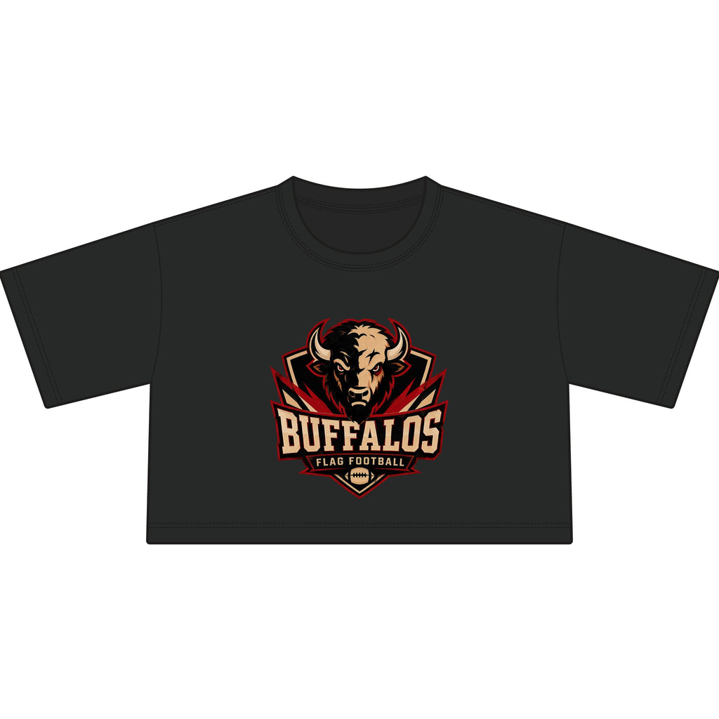 Buffalos Cropped Tee Bella + Canvas