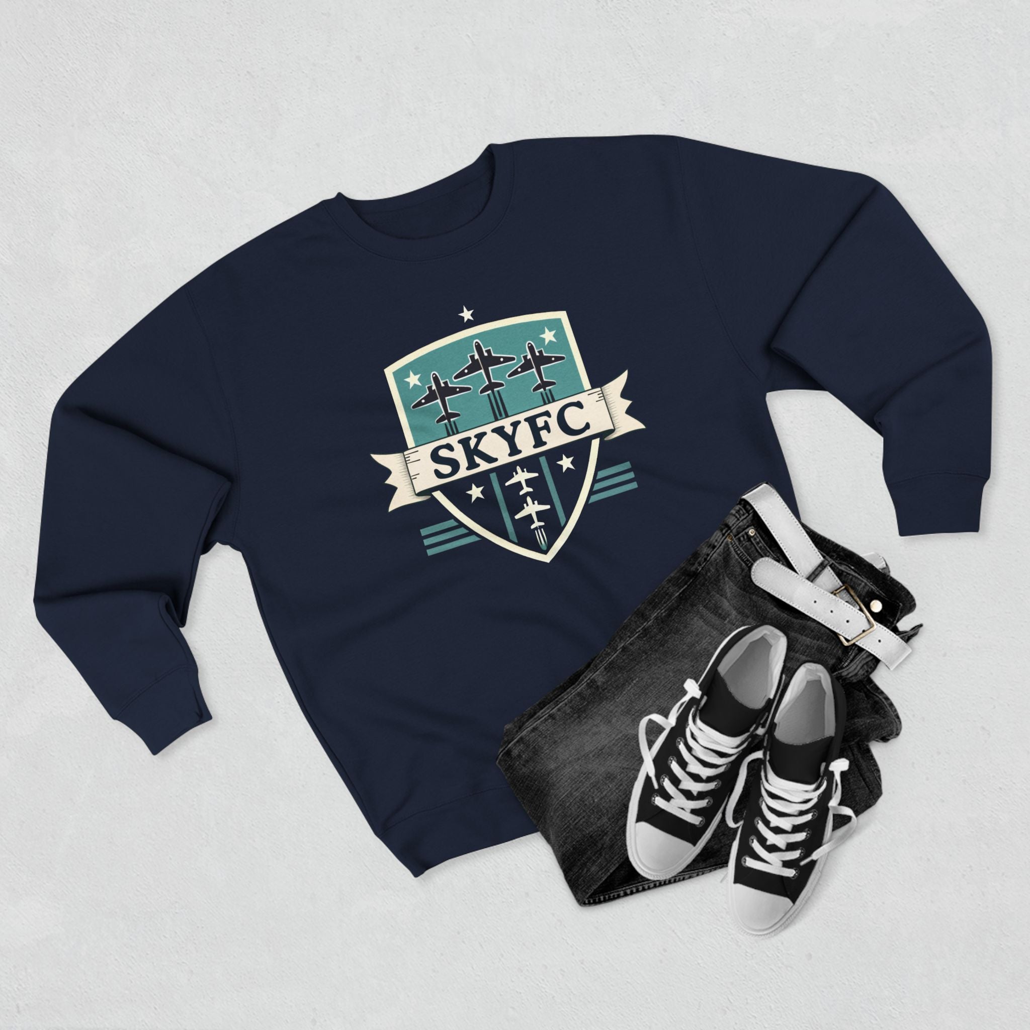 SkyFC Crest Crewneck