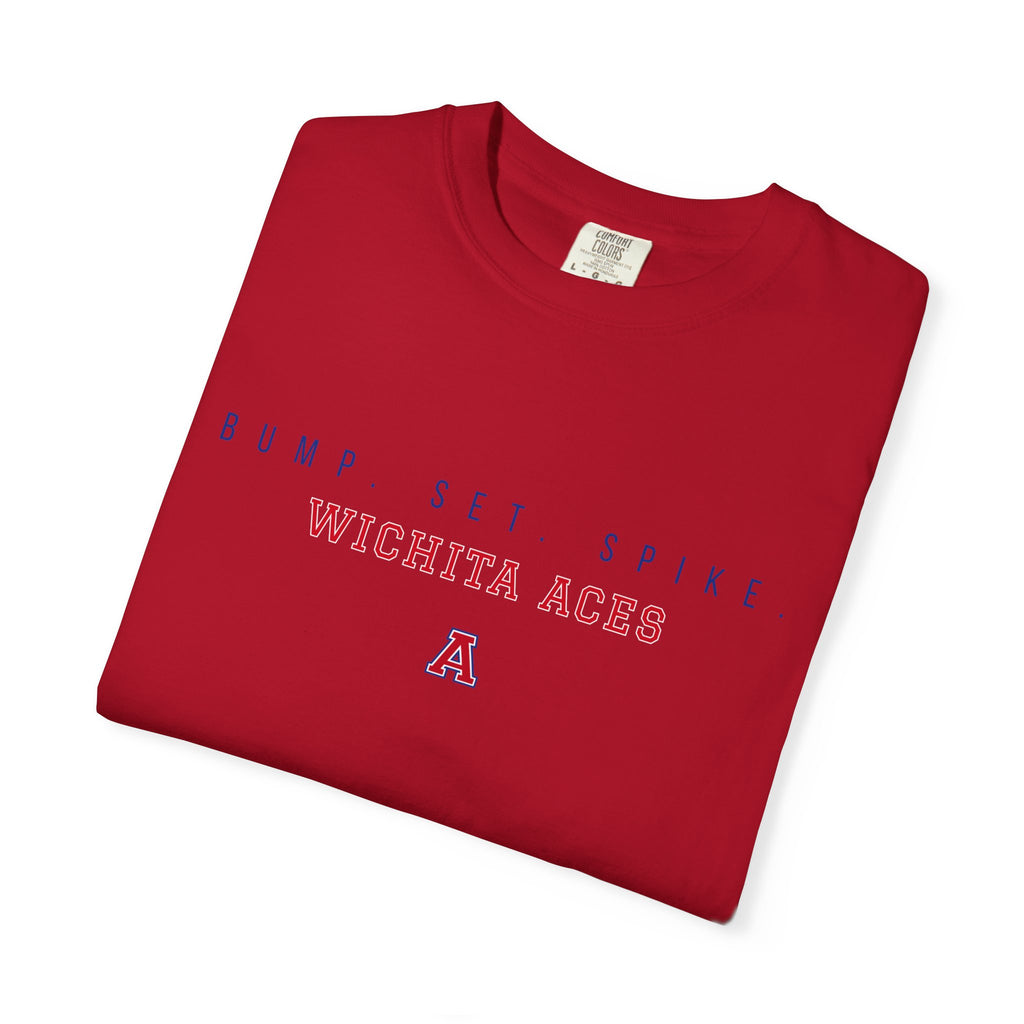 Wichita Aces Bump Set Spike Comfort Colors | Simple