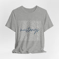 Mustangs School Spirit Short Sleeve Tee, Casual T-Shirt, Teacher Gear, Trendy Fashion, School mascot
