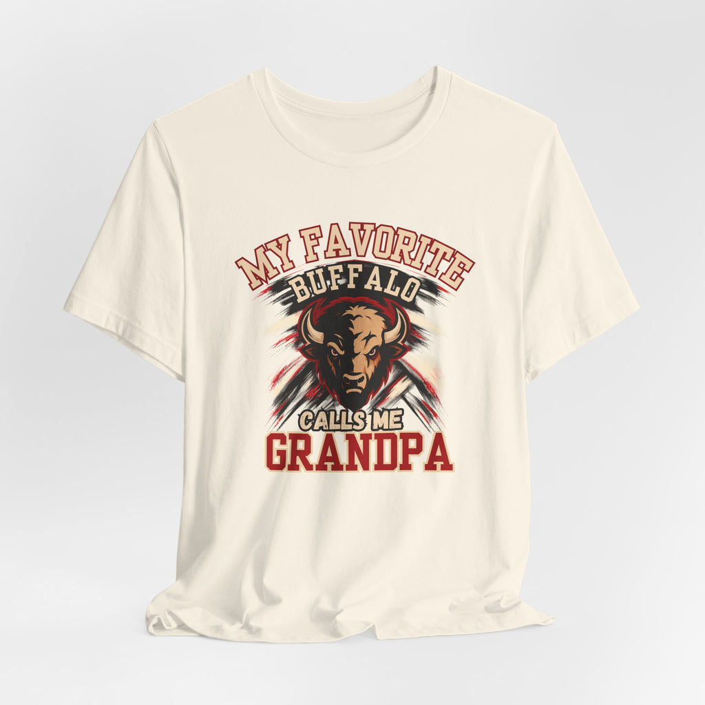 Buffalos My Favorite Buffalo Calls Me Grandpa Soft Tee