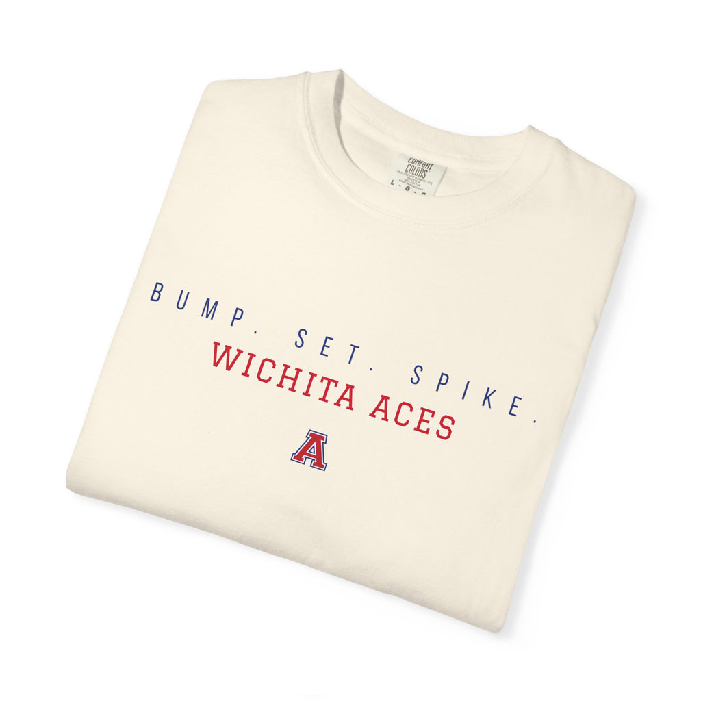 Wichita Aces Bump Set Spike Comfort Colors | Simple