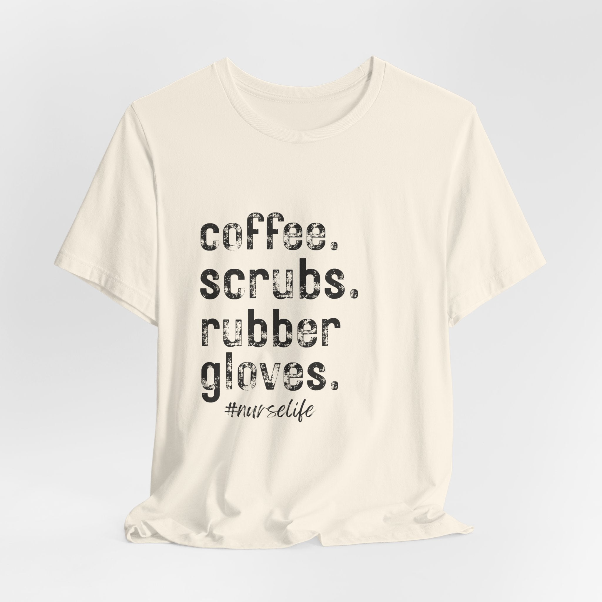 Coffee, Scrubs, Rubber Gloves (color options)