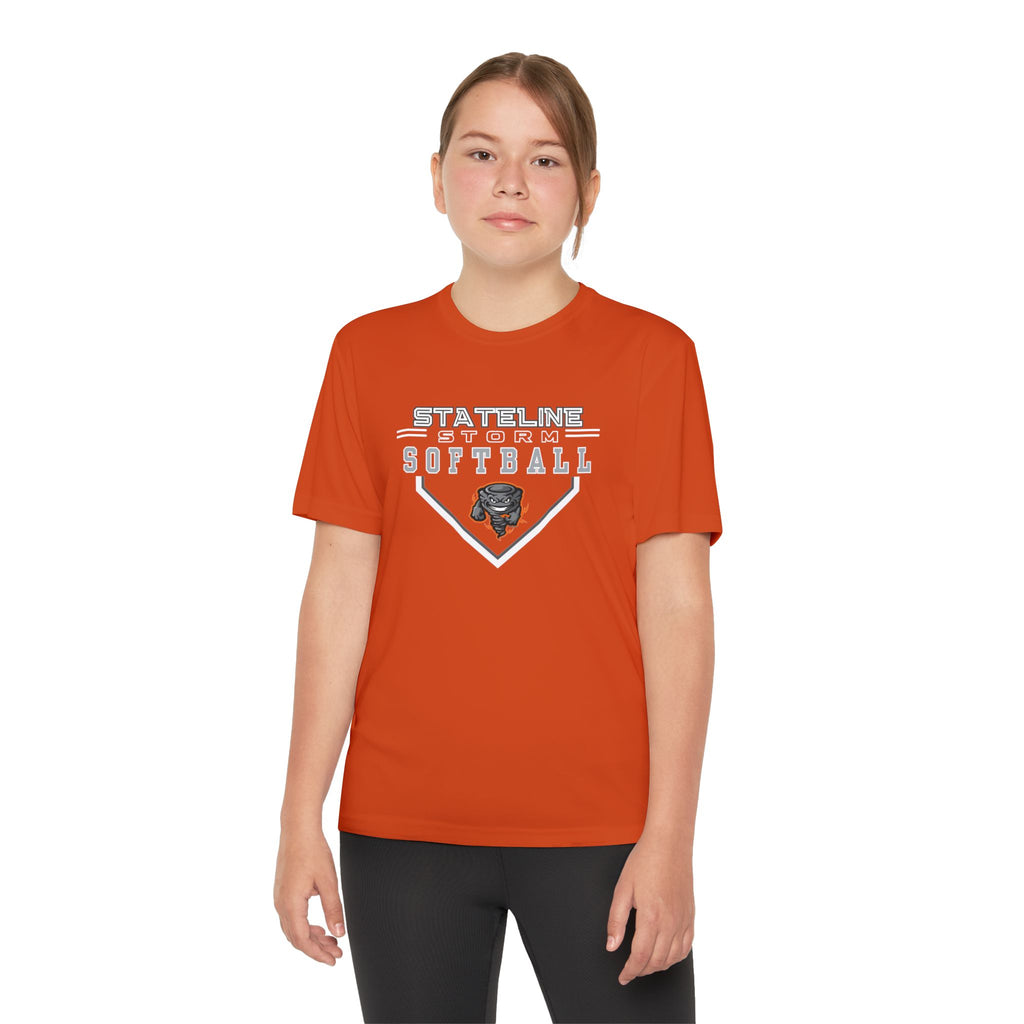 YOUTH Stateline Softball Moisture Wicking Performance Tee