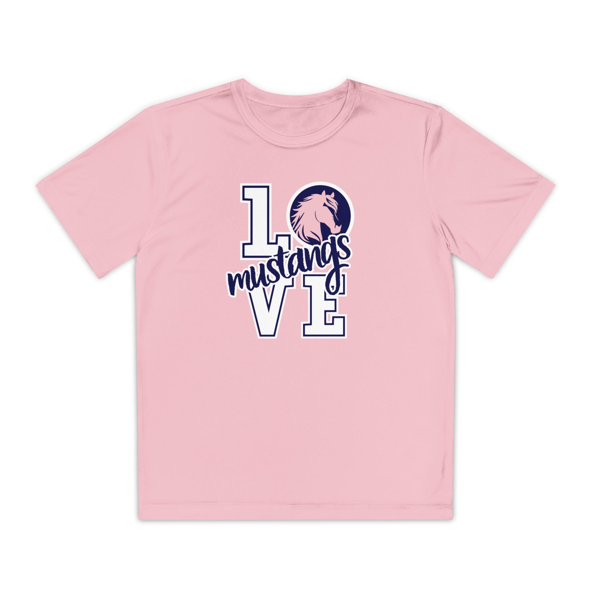 YOUTHn RME Mustangs Love Moisture-Wicking Performance Tee