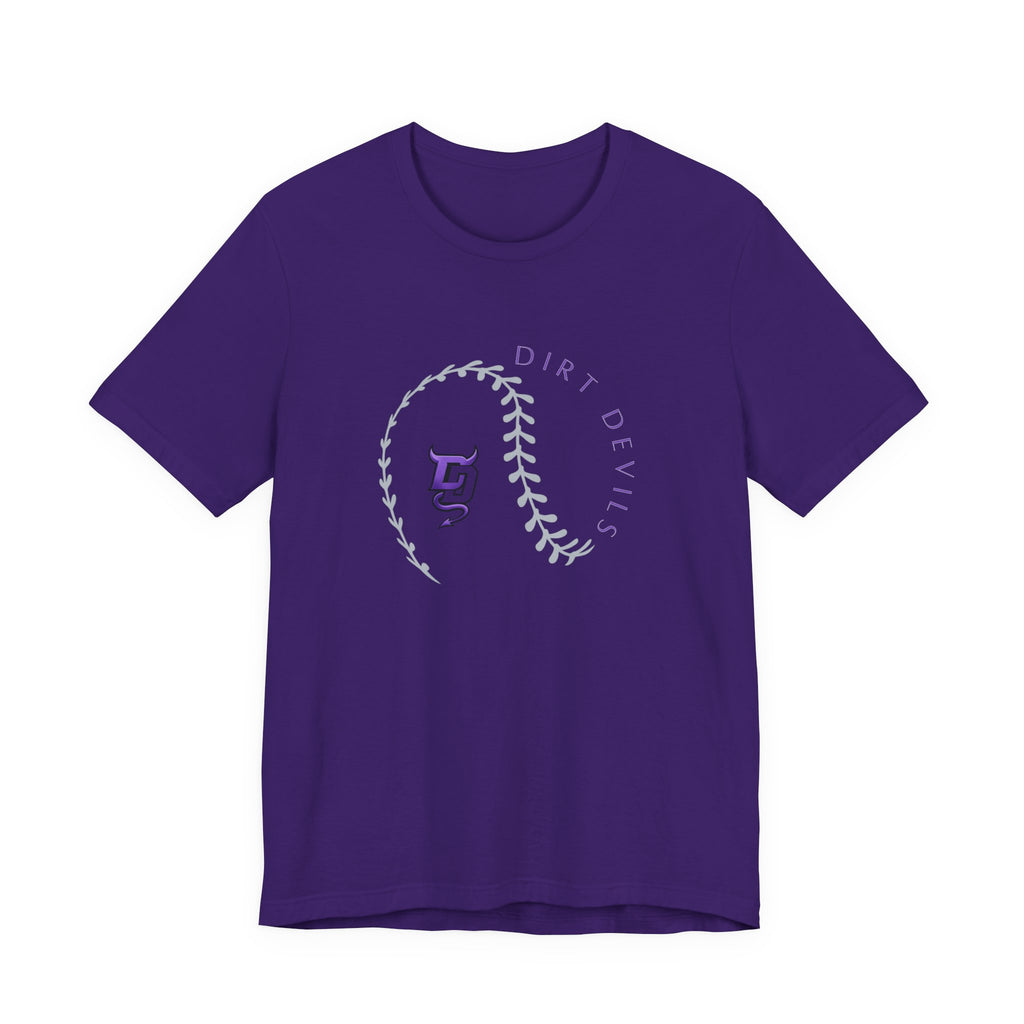 Dirt Devils Softball Baseball Stitch Tee  U10/12