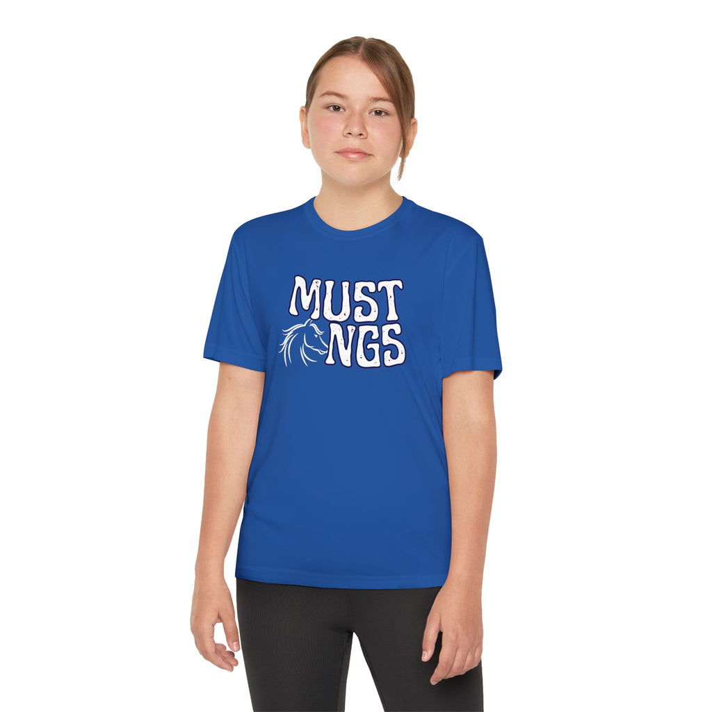YOUTH RME Mustangs Moisture-Wicking Performance Tee