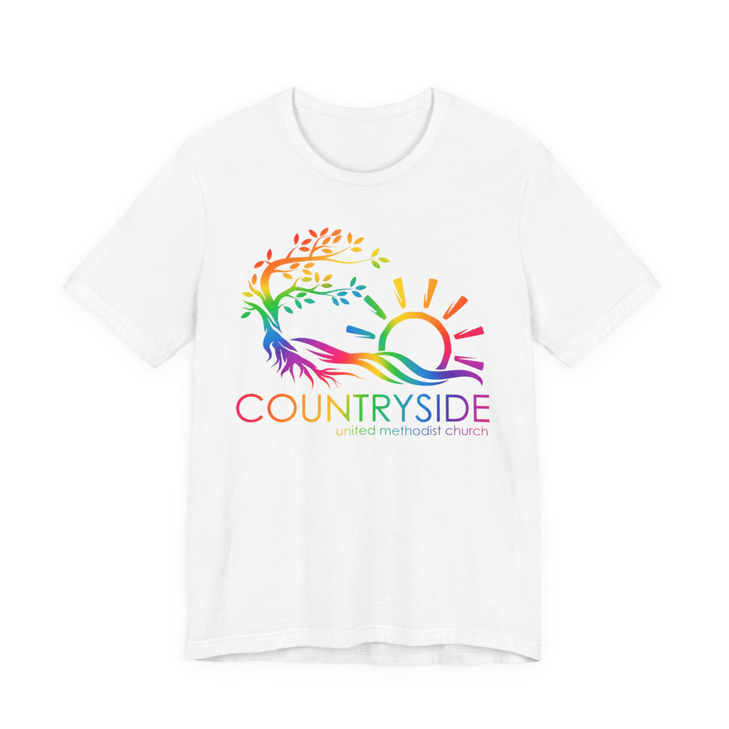 Bella and Canvas Countryside Rainbow Tee