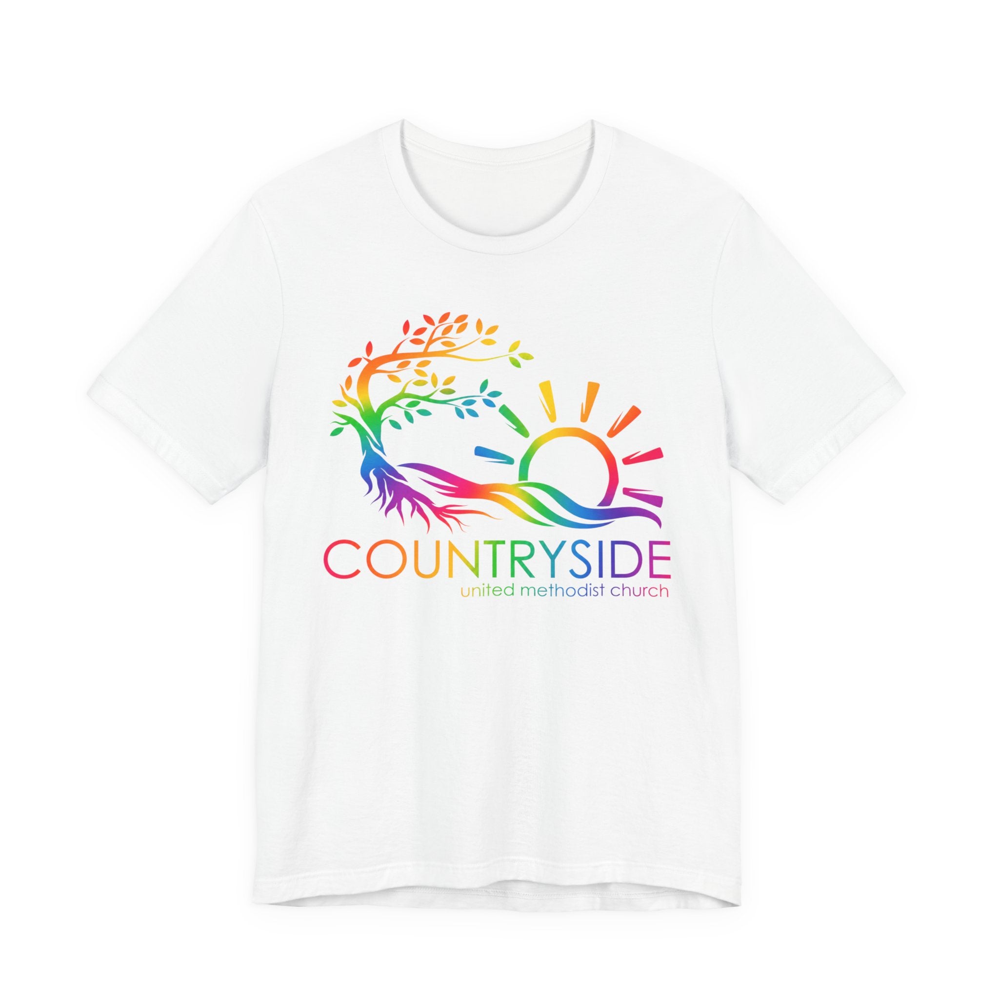 Bella and Canvas Countryside Rainbow Tee