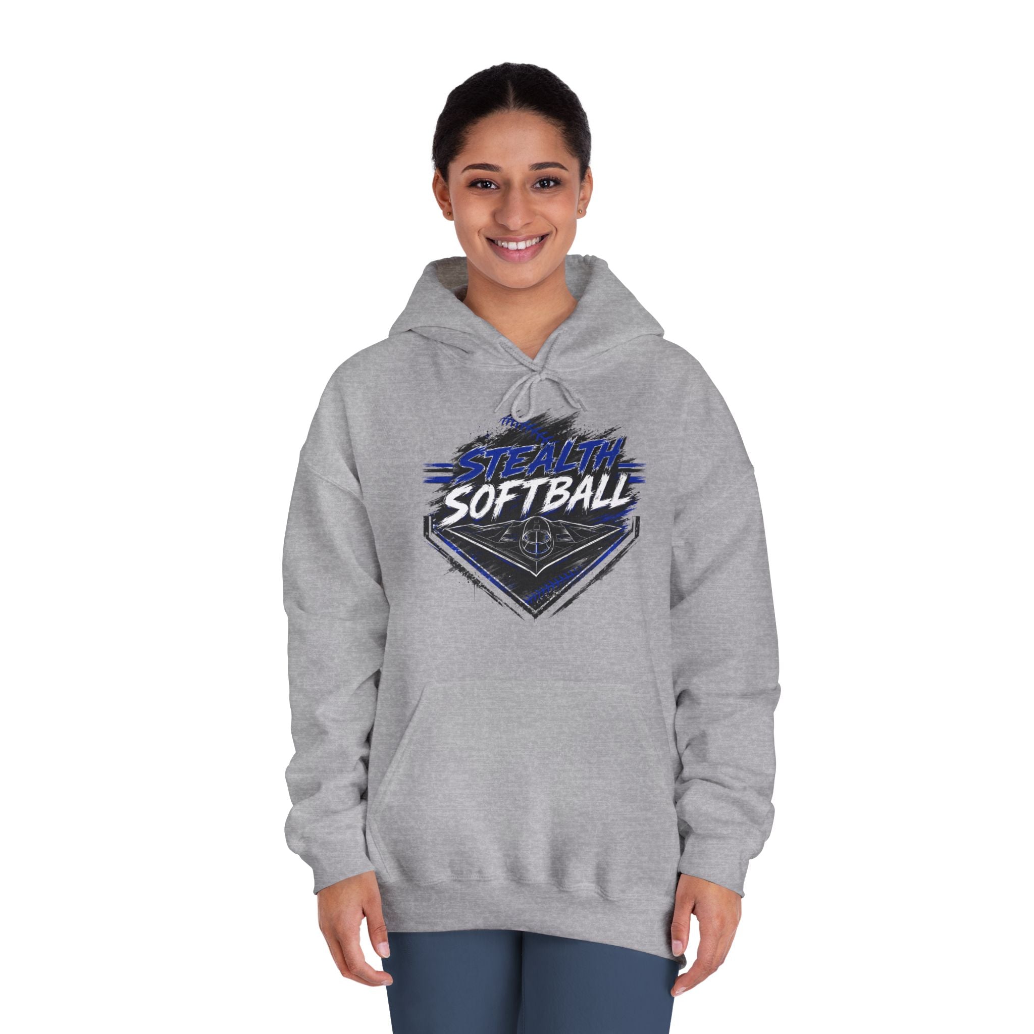 Stealth Softball Medium/Heavy DryBlend Hoodie