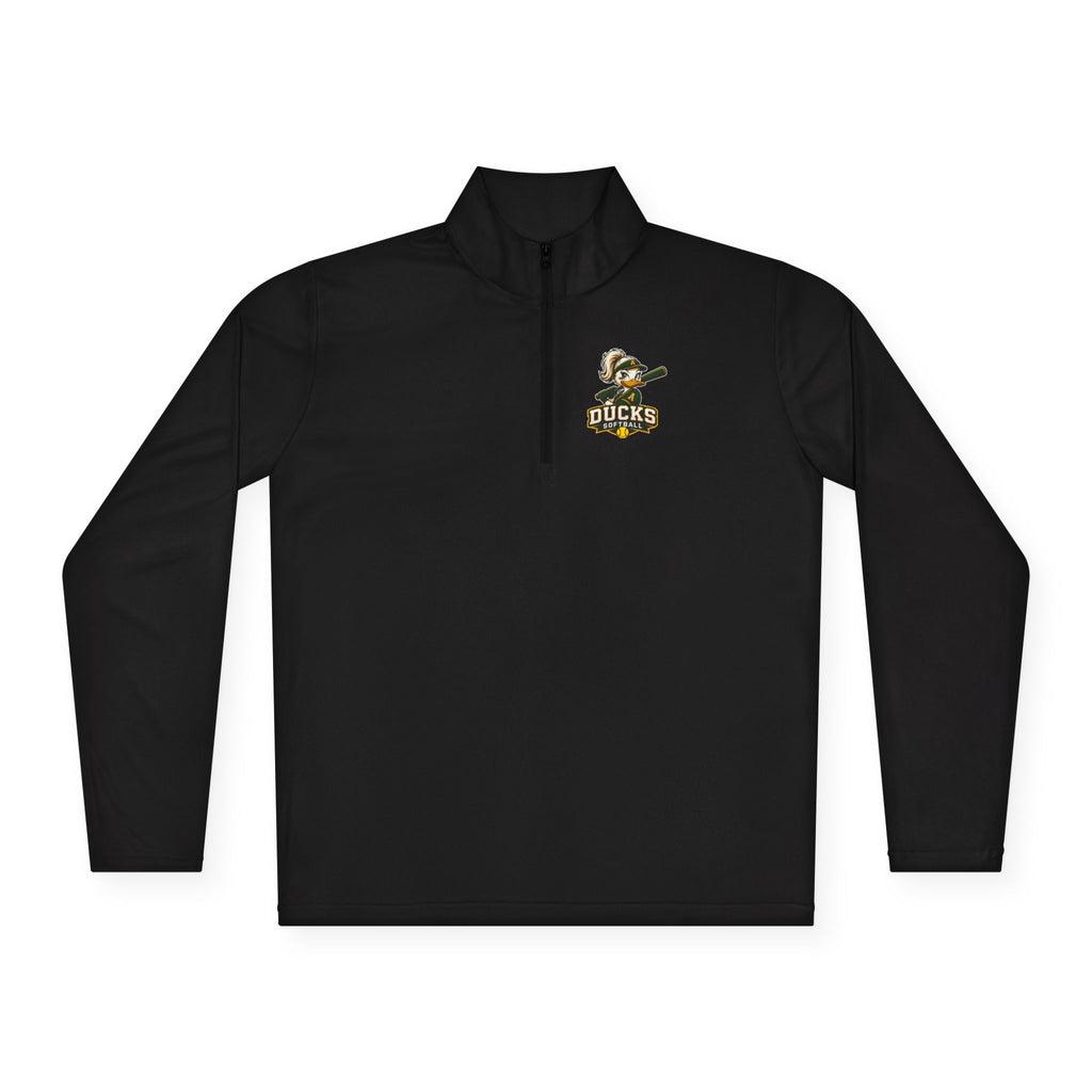 Ducks Softball Quarter-Zip Pullover