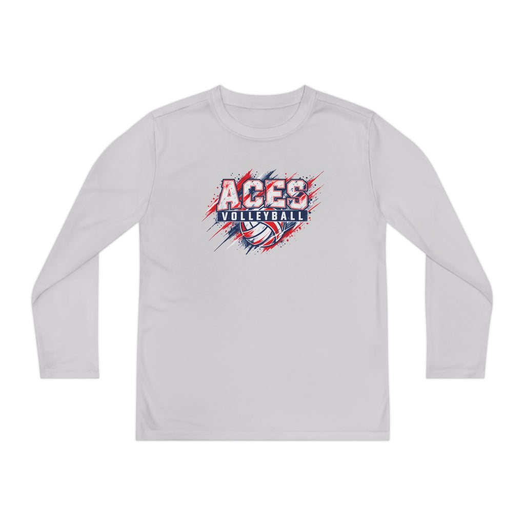 YOUTH Wichita Aces Long Sleeve DryBlend Tee | Graffiti