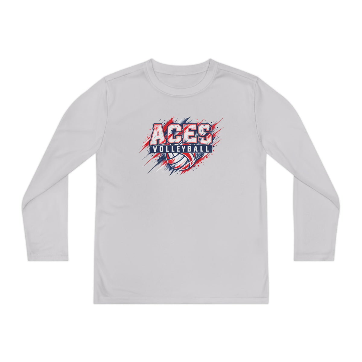 YOUTH Wichita Aces Long Sleeve DryBlend Tee | Graffiti