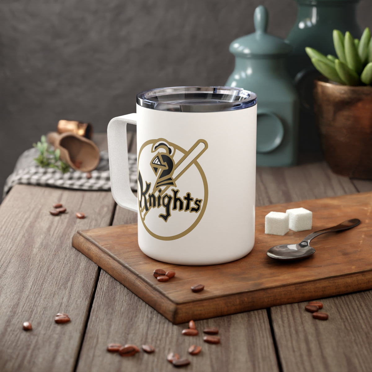 10oz Knights Insulated Coffee Mug