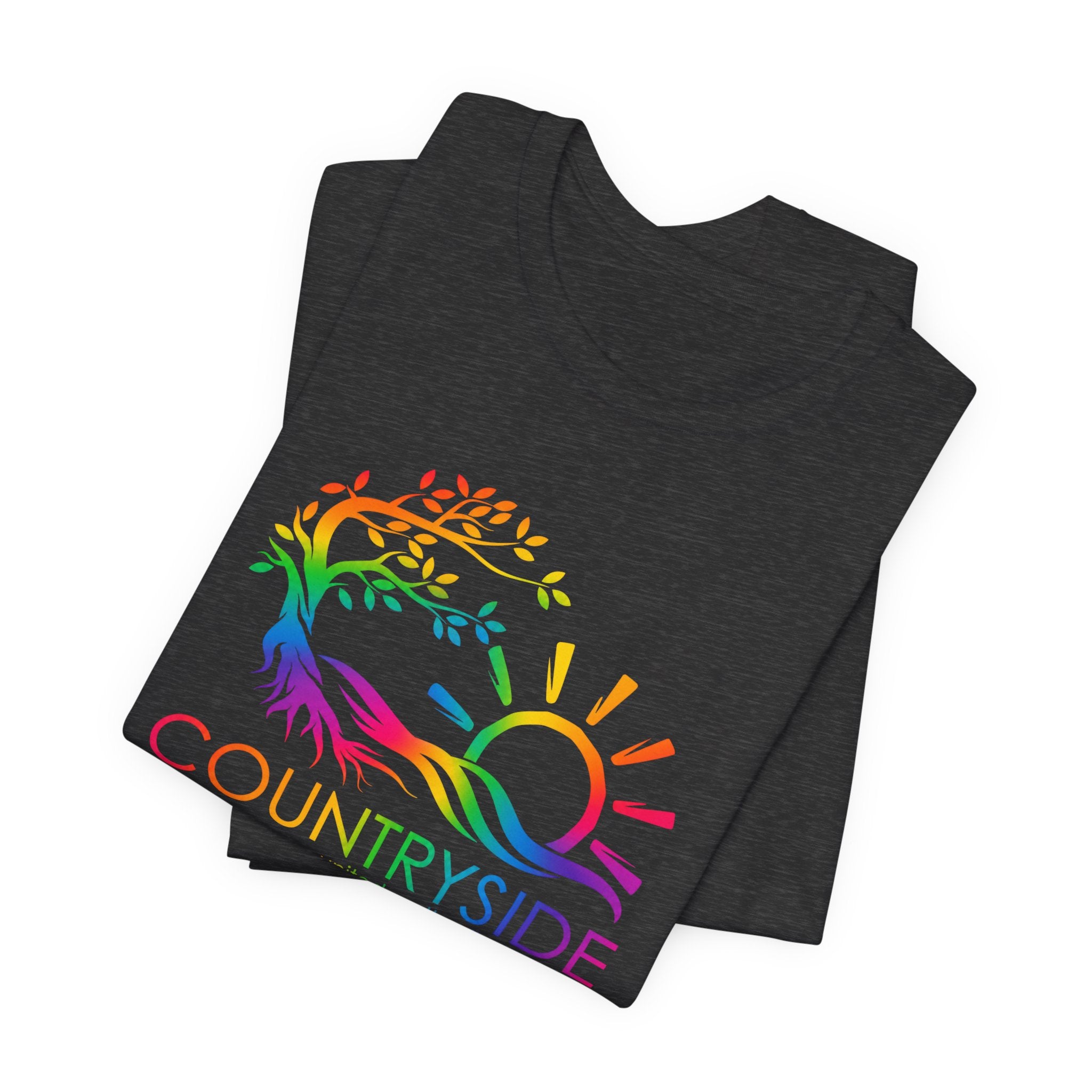 Bella and Canvas Countryside Rainbow Tee