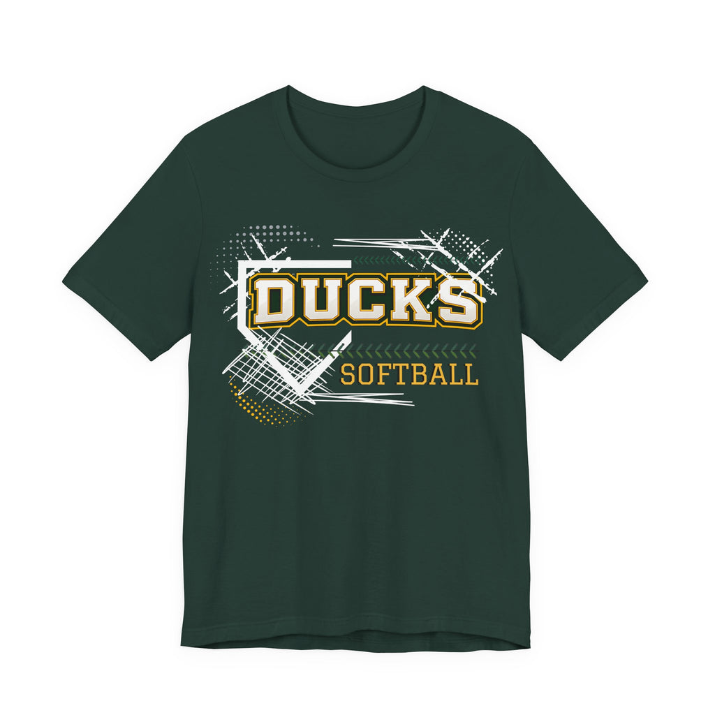 Ducks Softball Graffiti Tee
