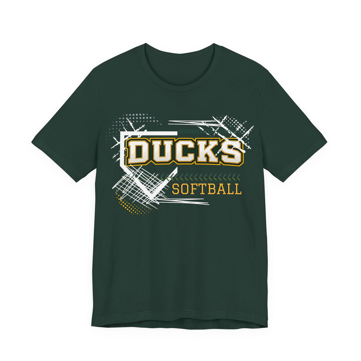 Ducks Softball Graffiti Tee