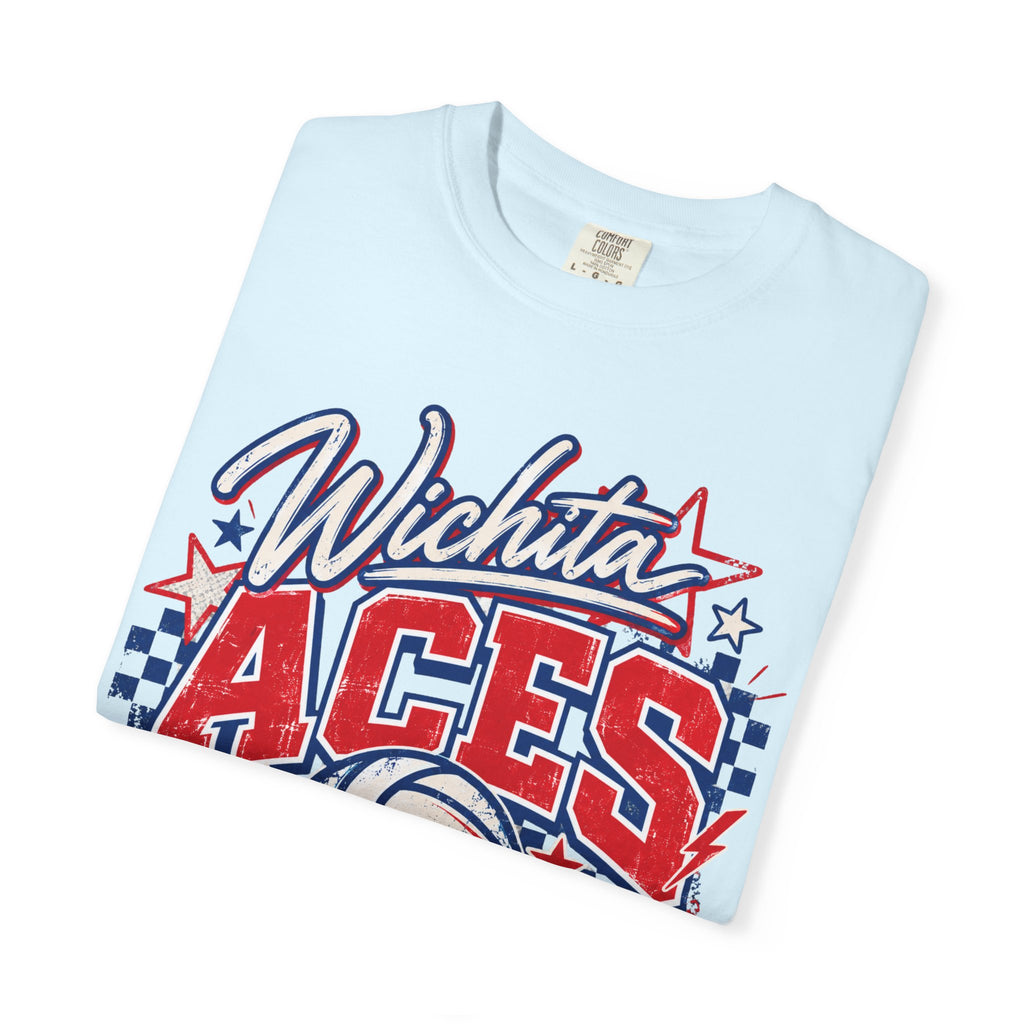Wichita Aces Volleyball Comfort Colors Tee | Checkered