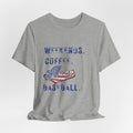 Weekends. Coffee. Aces. Baseball