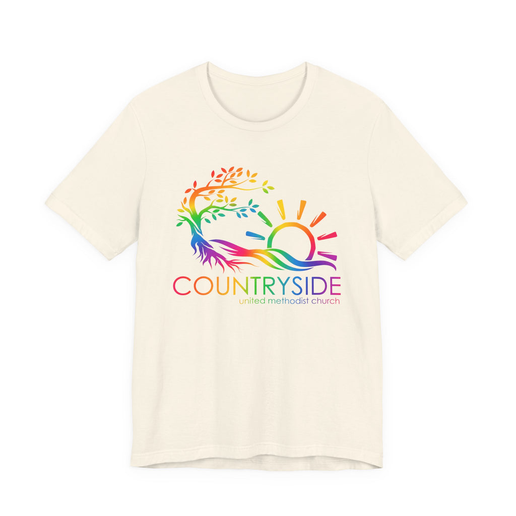 Bella and Canvas Countryside Rainbow Tee