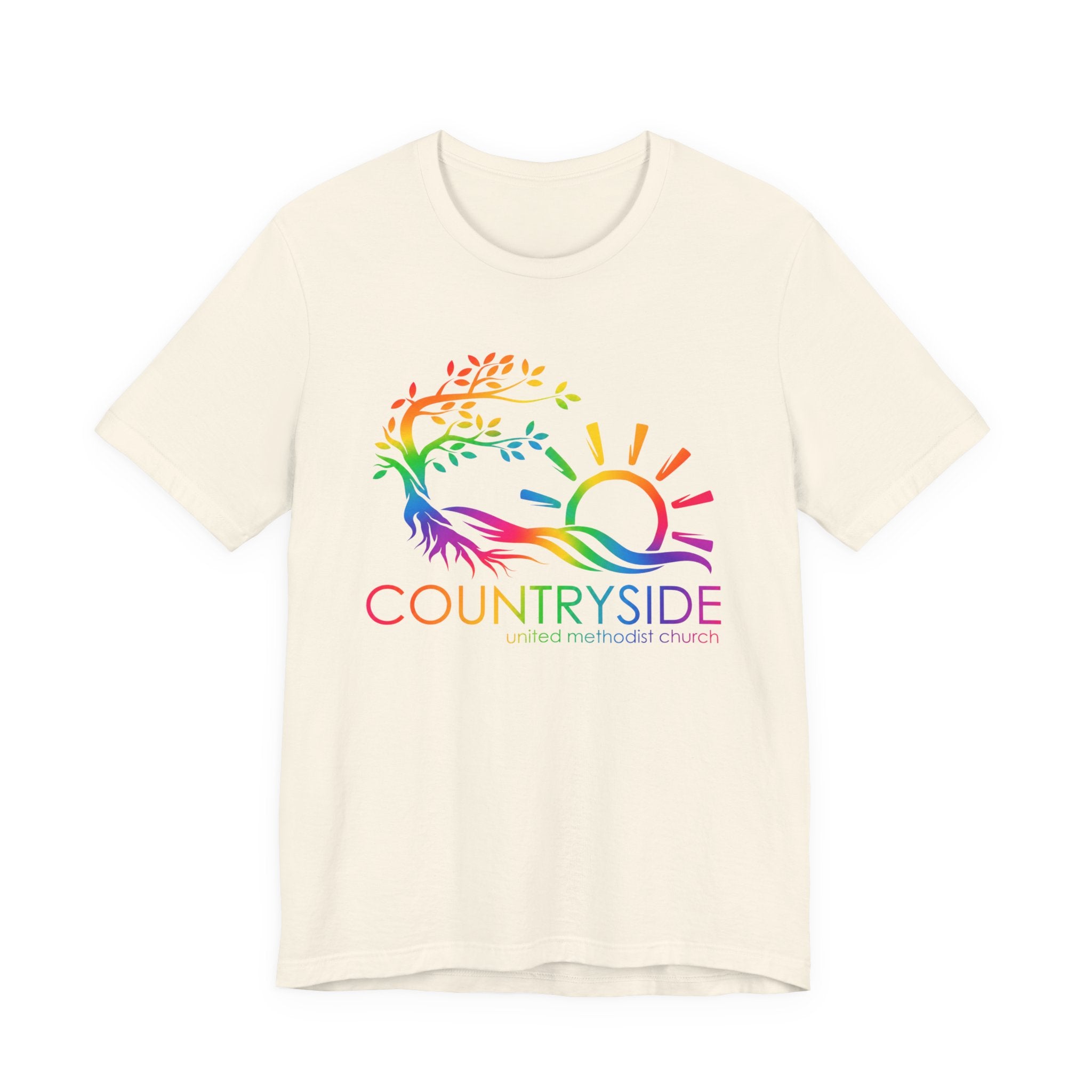 Bella and Canvas Countryside Rainbow Tee
