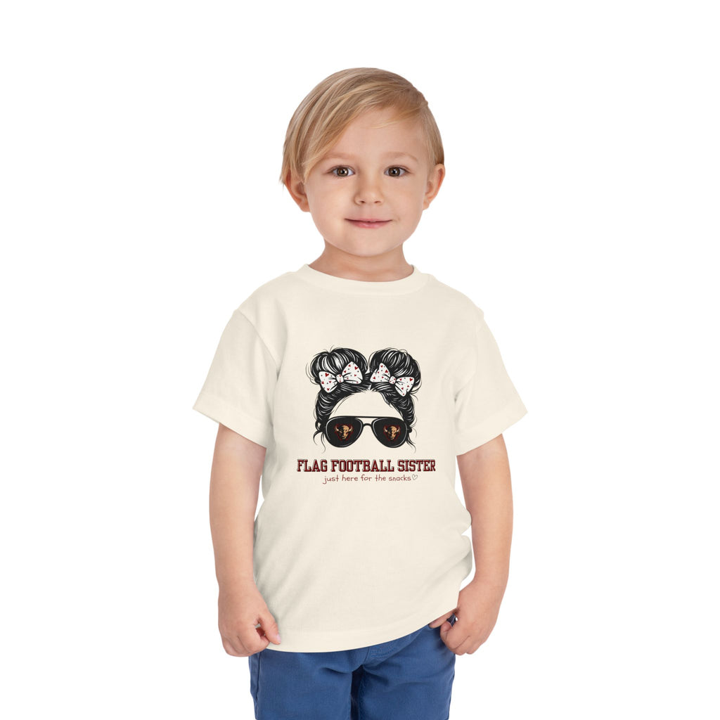 TODDLER Flag Football Sister Tee