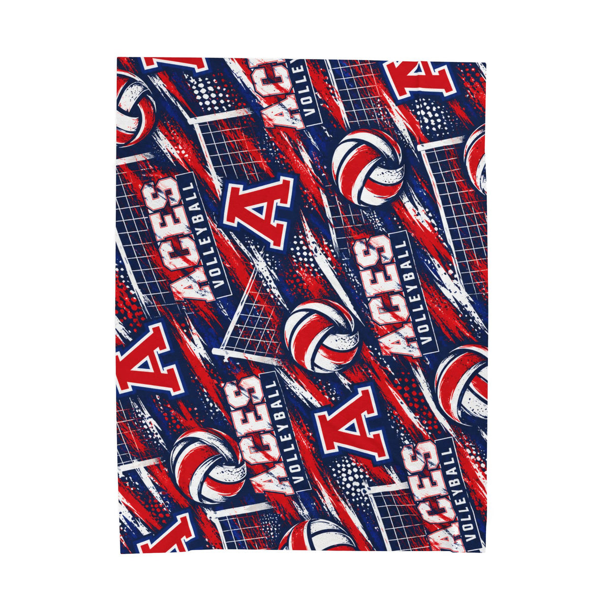 Wichita Aces Velveteen Plush Blanket