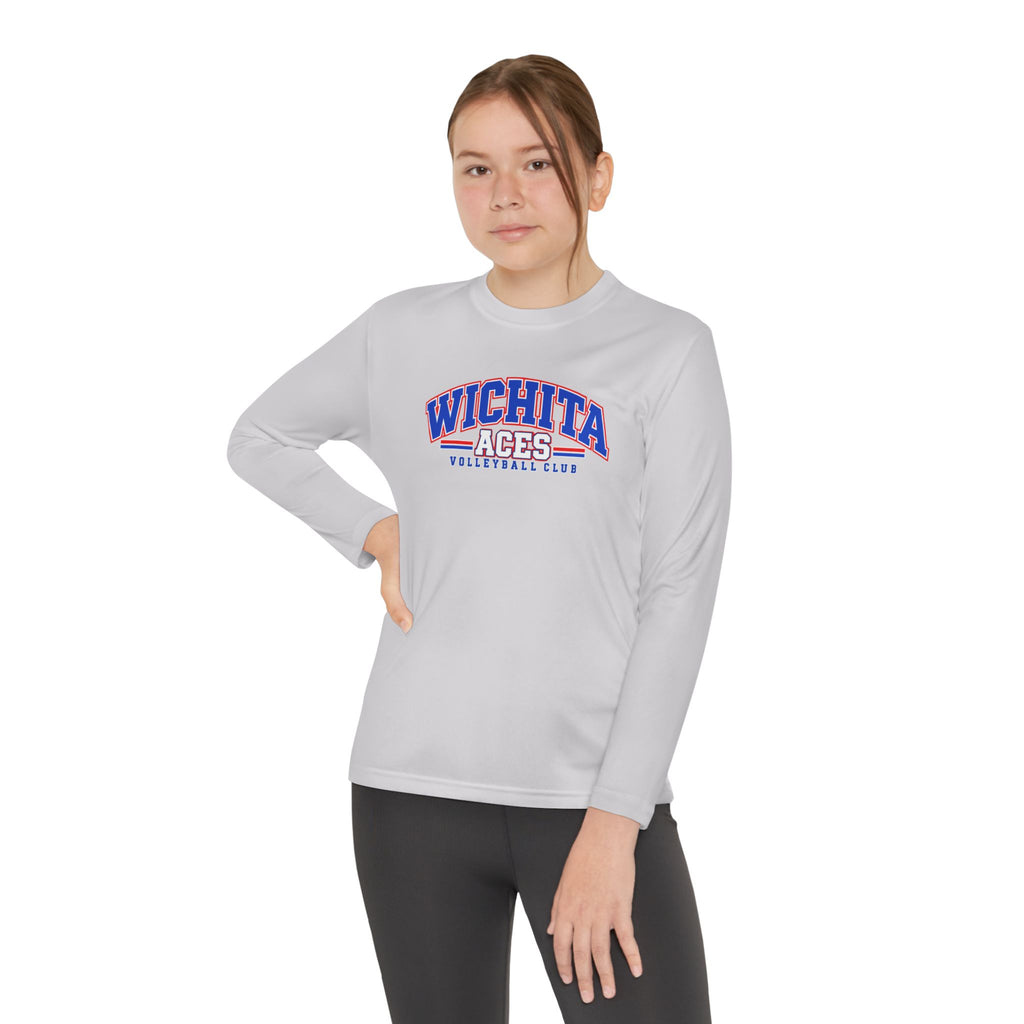 YOUTH Wichita Aces Volleyball Long Sleeve DryBlendTee | Varsity