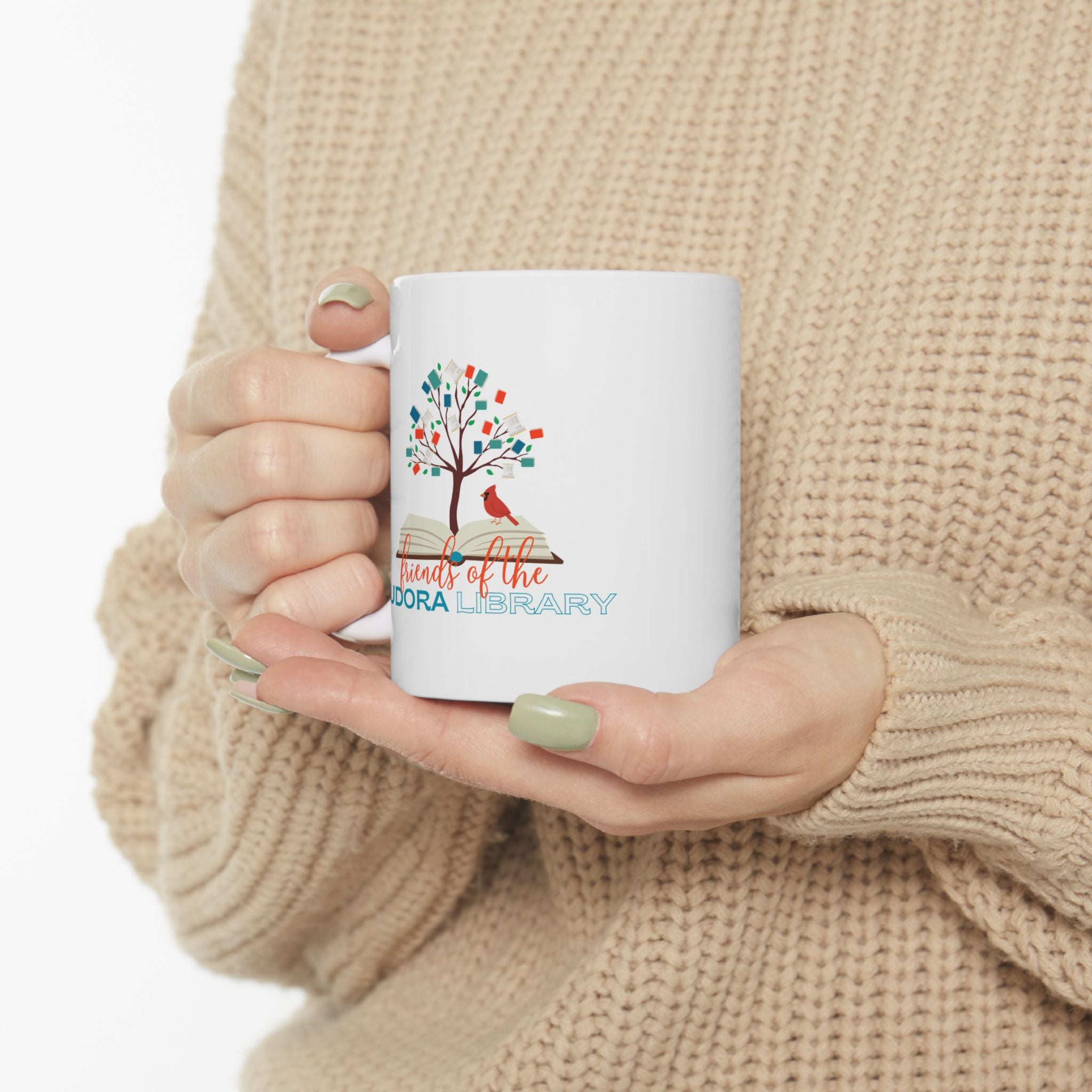 Ceramic Coffee Mug- Friends of Eudora Library