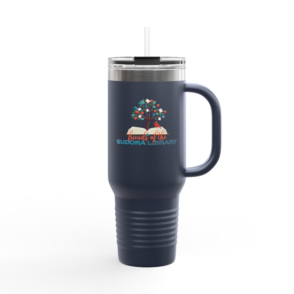 40oz Insulated Travel Mug  Friends of Eudora Library