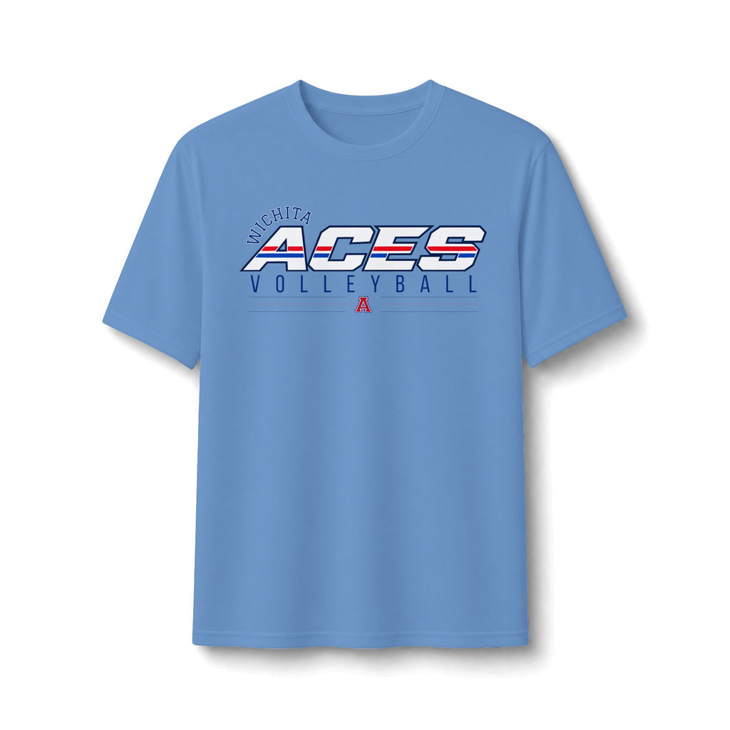 Wichita Aces Volleyball Performance Tee | Retro