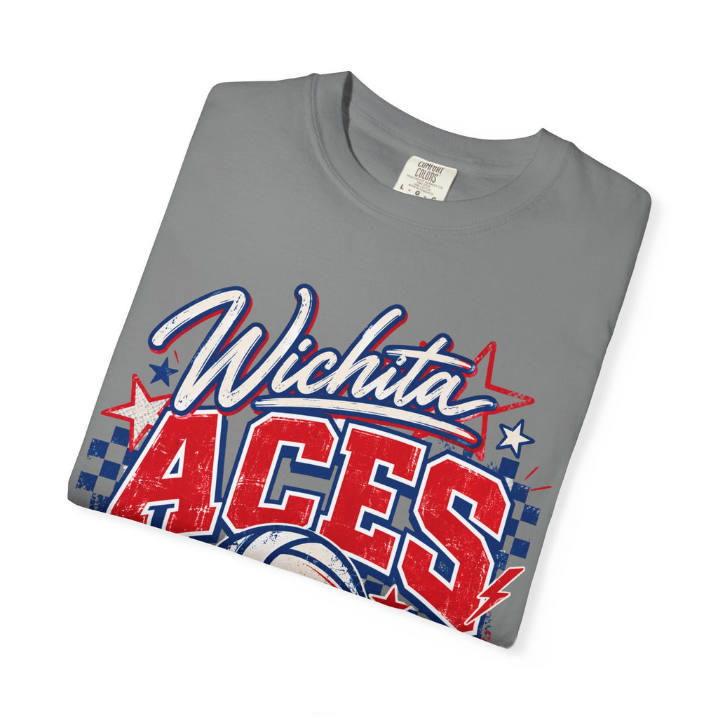 Wichita Aces Volleyball Comfort Colors Tee | Checkered