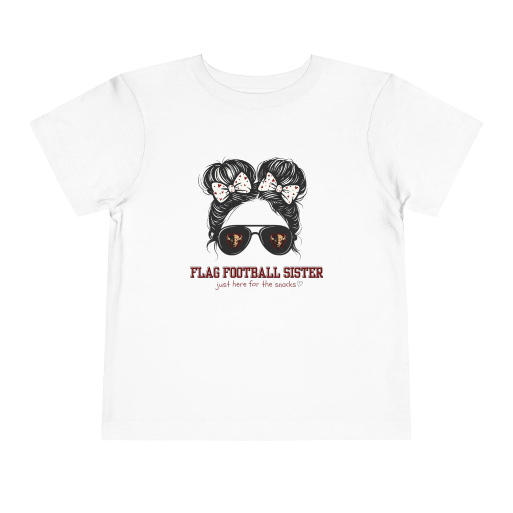 TODDLER Flag Football Sister Tee