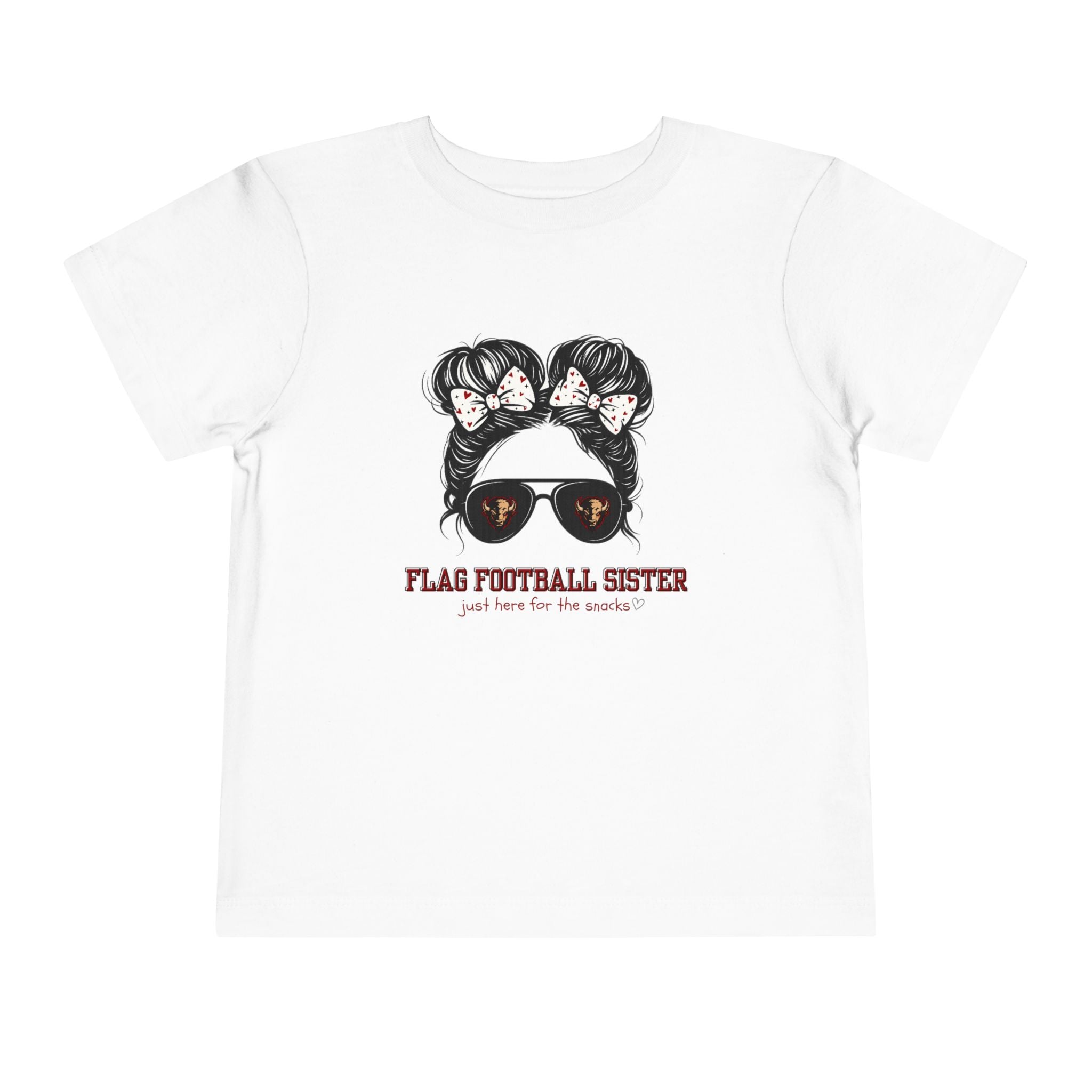 TODDLER Flag Football Sister Tee