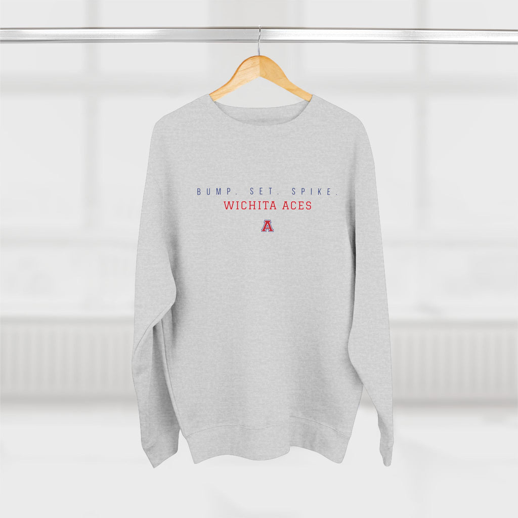 Wichita Aces BUMP SET SPIKE Crewneck | Simple