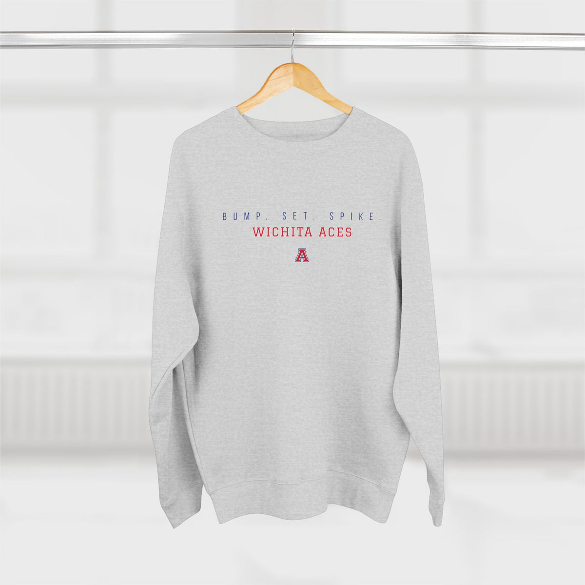 Wichita Aces BUMP SET SPIKE Crewneck | Simple