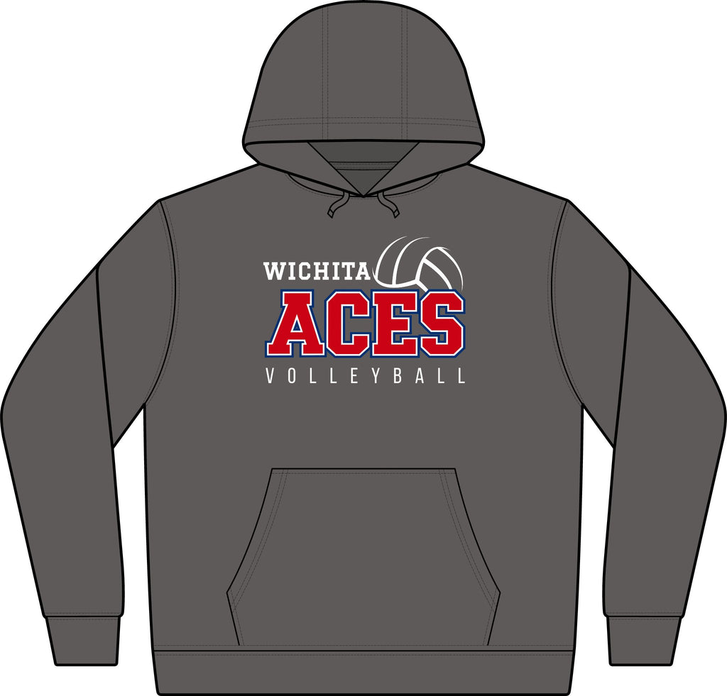 Wichita Aces Volleyball Performance DryBlend Hoodie (Light Weight) | Classic
