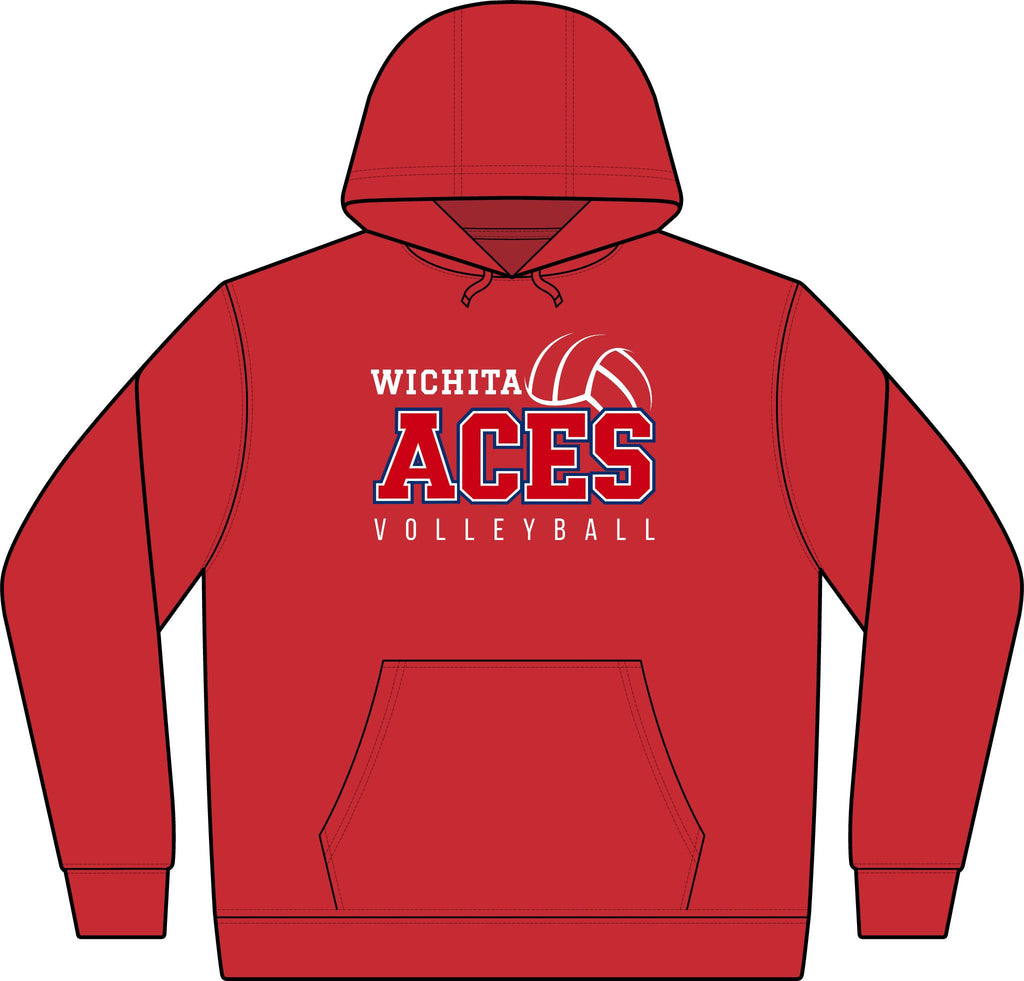 Wichita Aces Volleyball Performance DryBlend Hoodie (Light Weight) | Classic