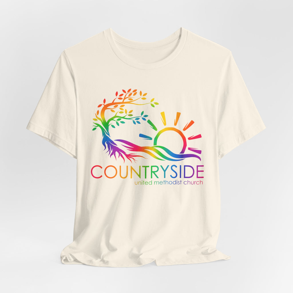Bella and Canvas Countryside Rainbow Tee