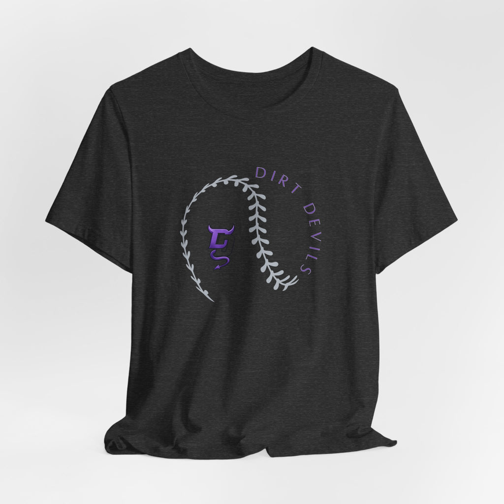 Dirt Devils Softball Baseball Stitch Tee  U10/12