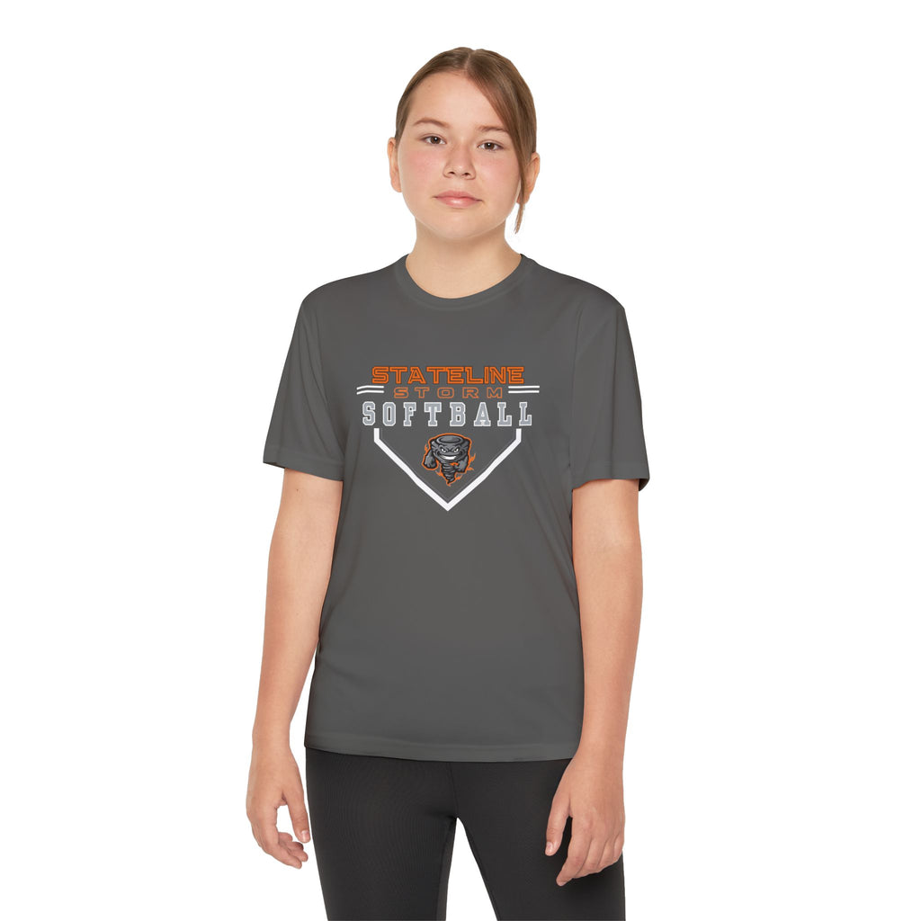 YOUTH Stateline Softball Moisture Wicking Performance Tee