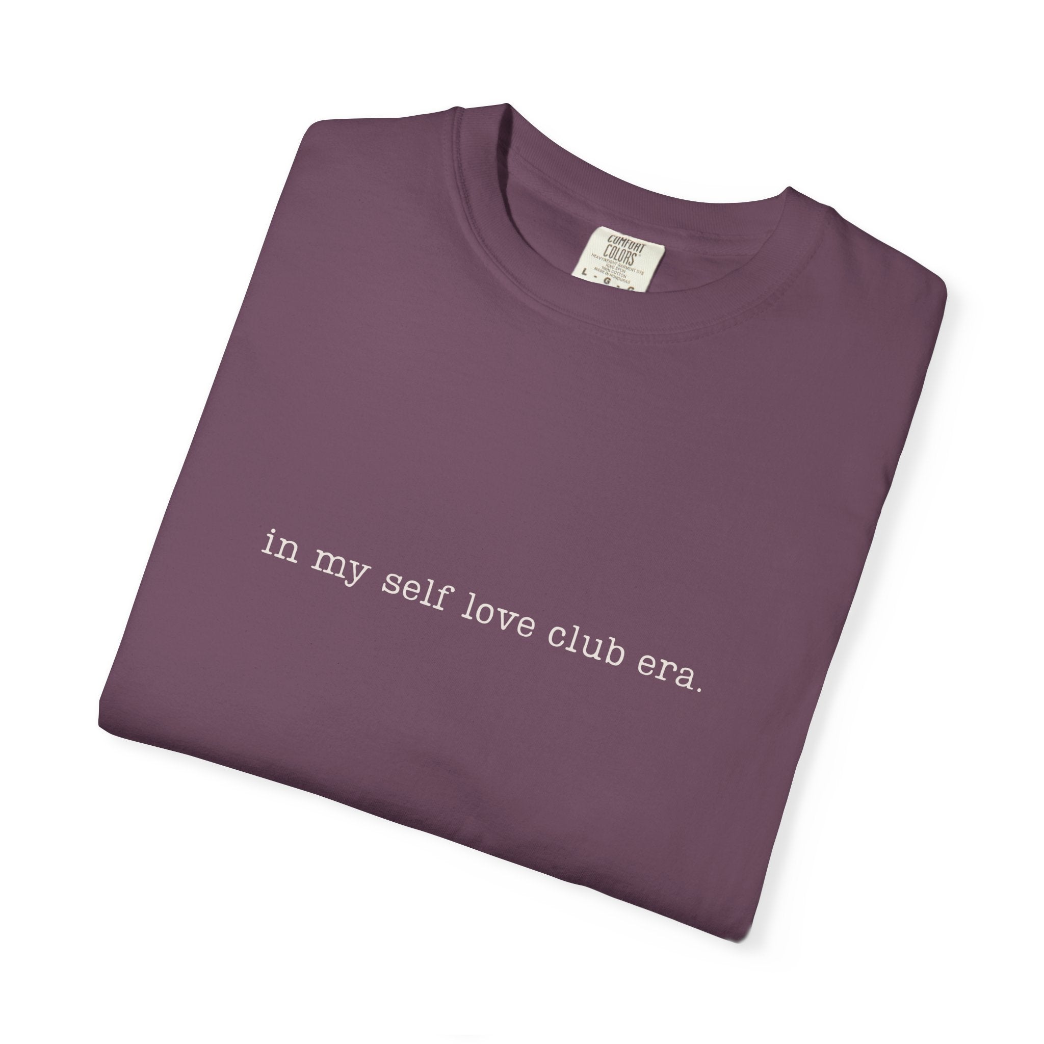 Valentines Self Love Club Tee, Minimalist Text Tee, My Self Care Era Shirt, Positive Apparel