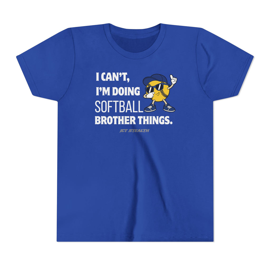 YOUTH PERSONALIZED Stealth Softball Bro Tee
