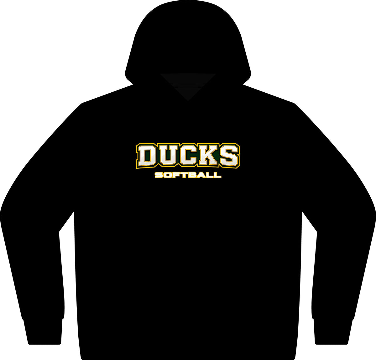 Ducks Softball Dryblend Performance Hoodie