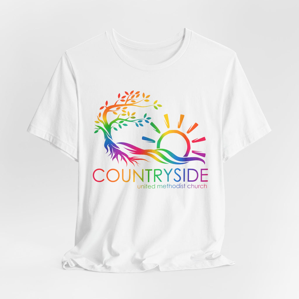Bella and Canvas Countryside Rainbow Tee