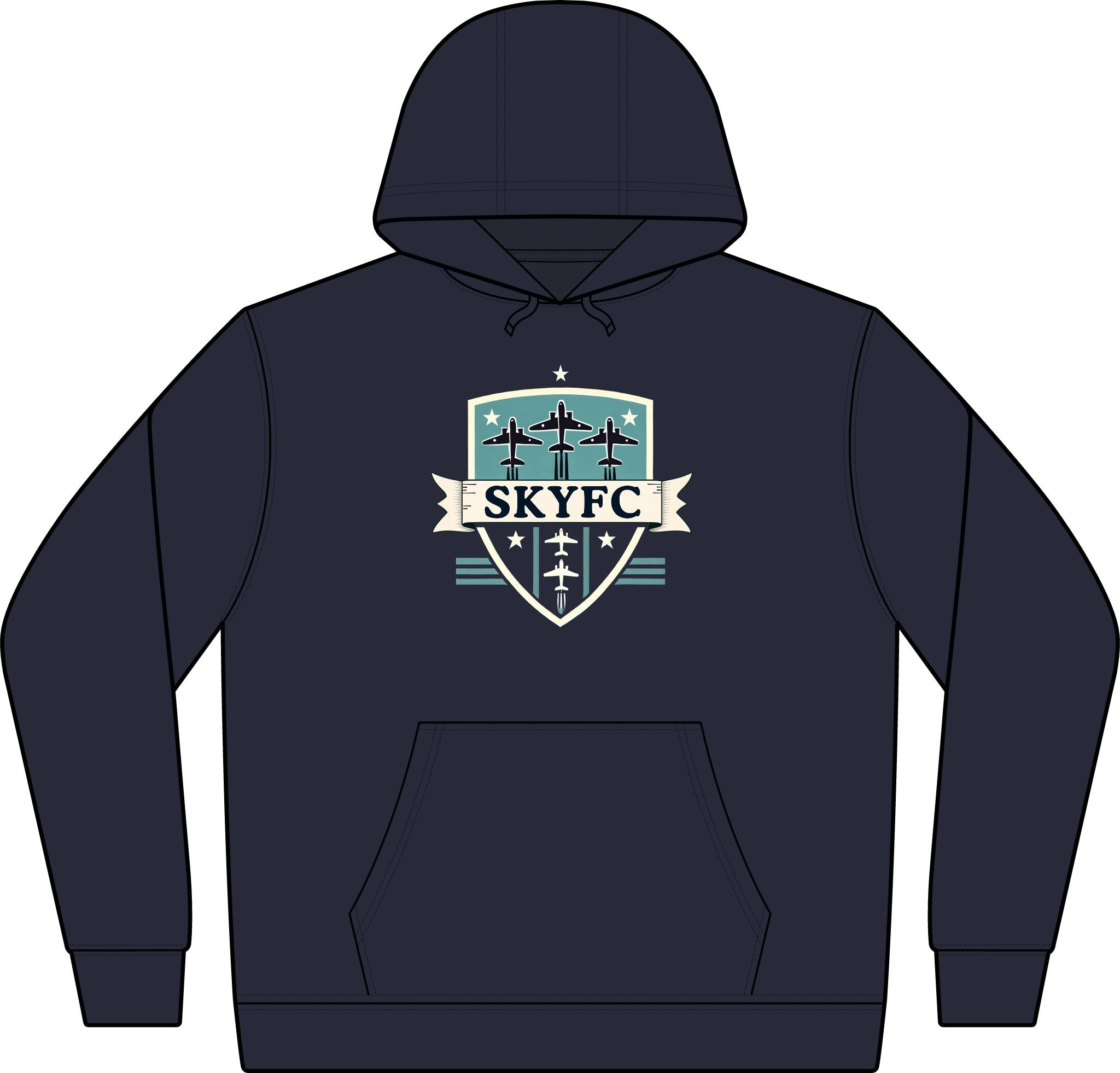 Performance DryBlend SkyFC Crest Hoodie