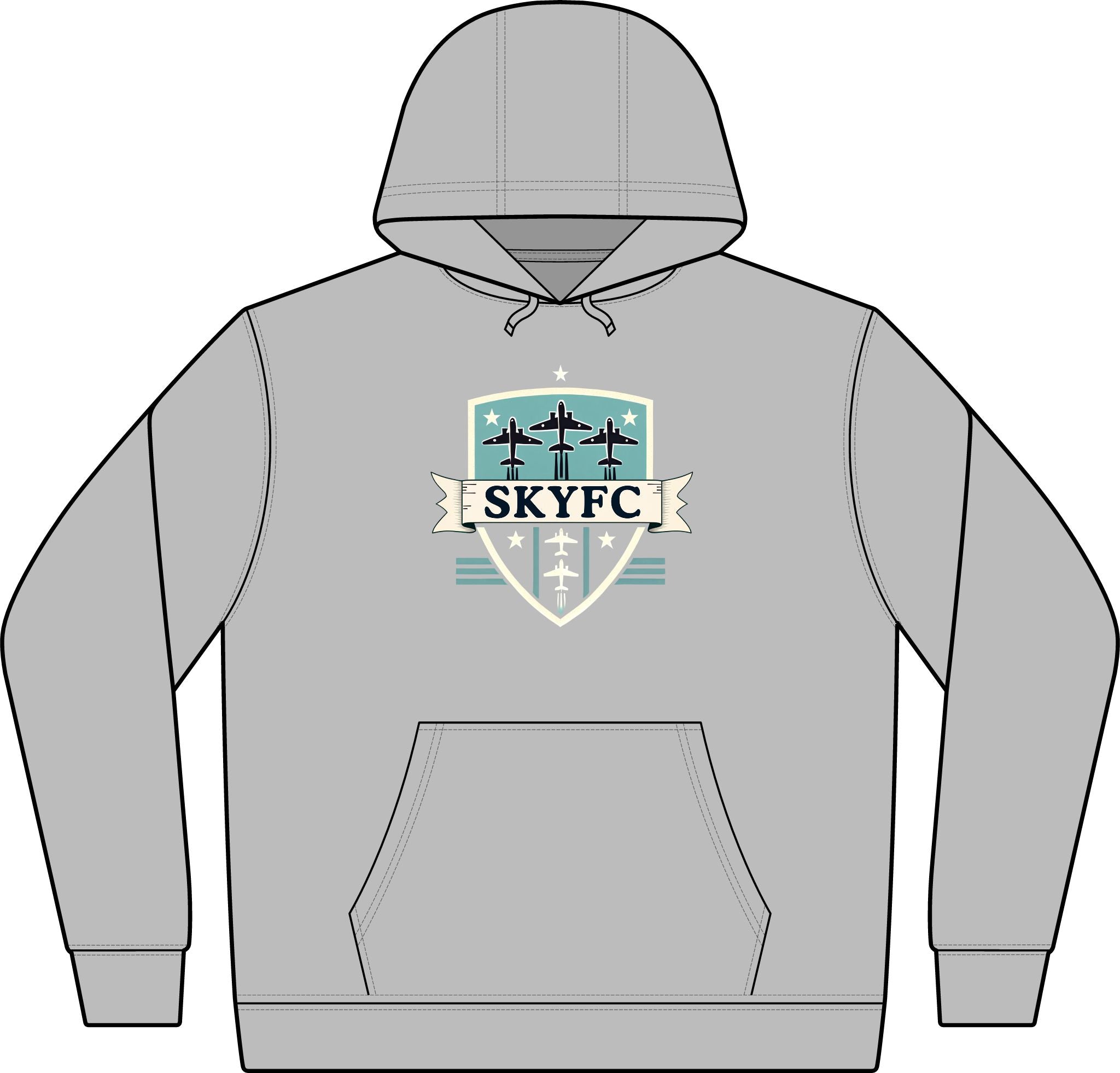 Performance DryBlend SkyFC Crest Hoodie