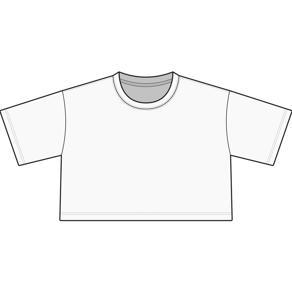 Buffalos Cropped Tee Bella + Canvas